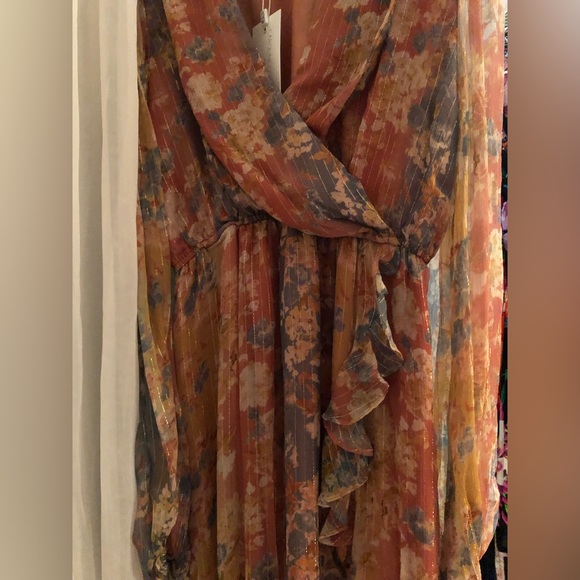 Caroline Constas Vivian Gown in Ombre Summer Floral - Picture 5 of 7